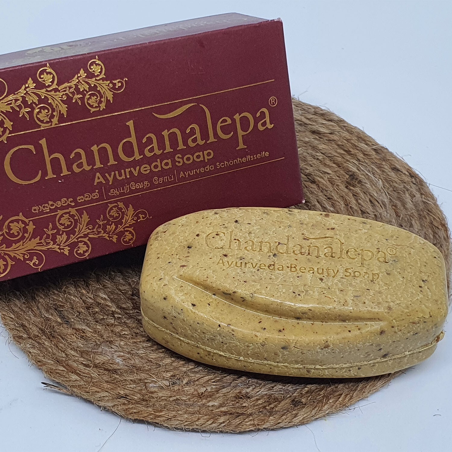 Chandanalepa Ayurveda Herbal Beauty Soap Natural Health Body Skin Cleaning 5pcs