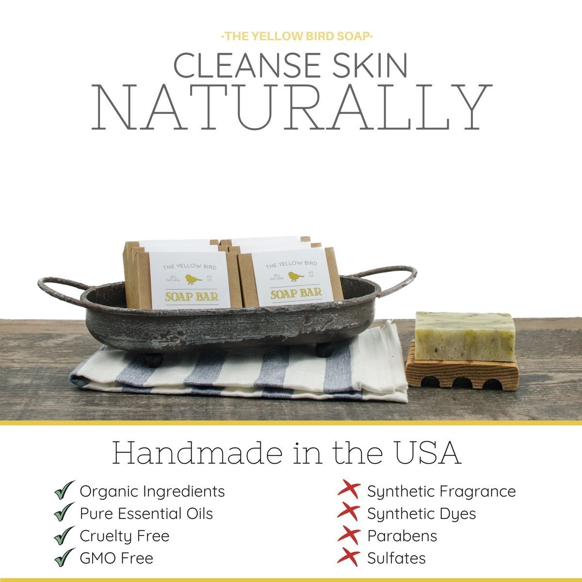 Handcrafted Natural Charcoal Soap – Effective Acne Solution (2 Bars, 4.5 oz)
