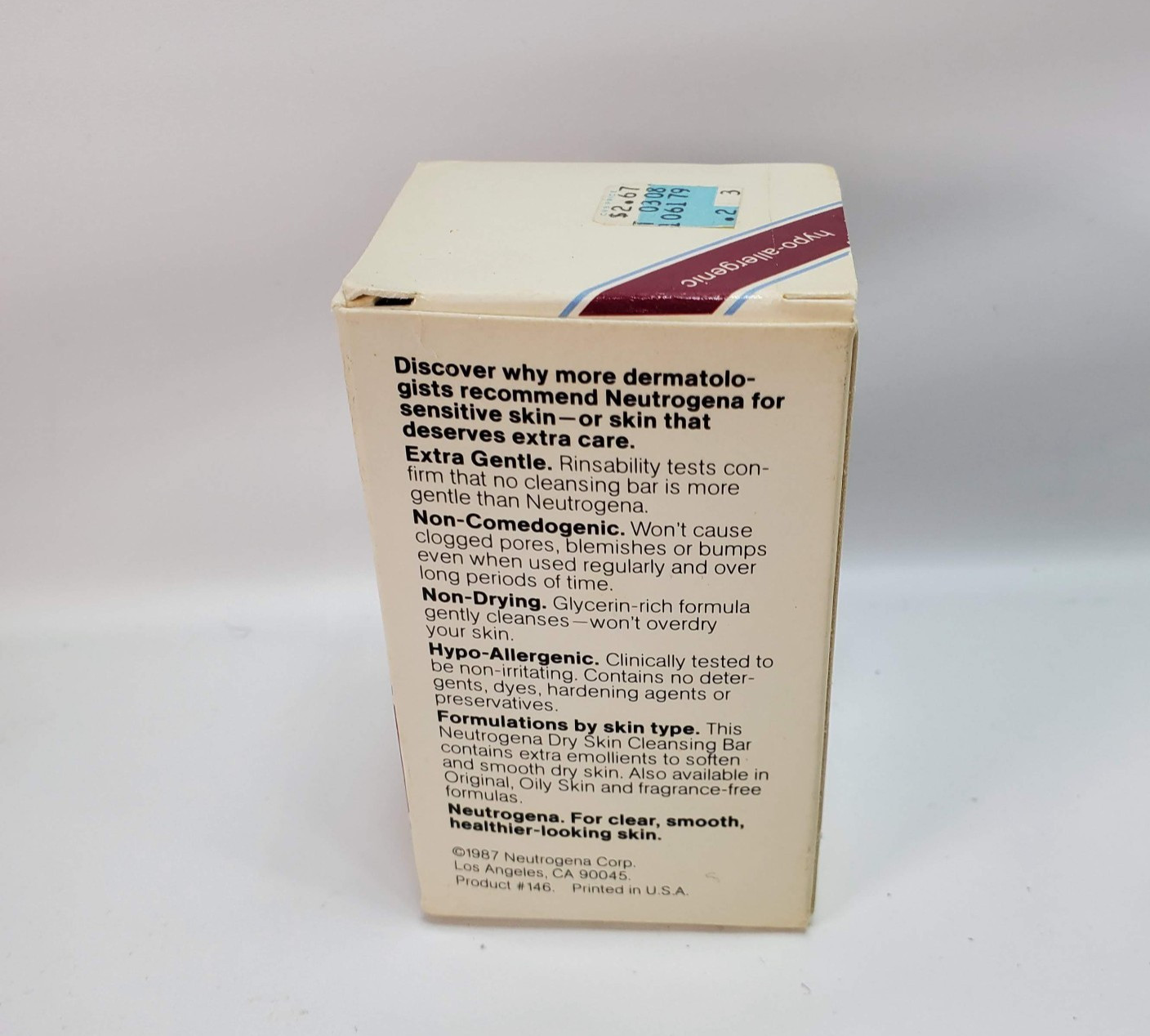 Neutrogena Transparent Facial Bar Soap 5.5oz Original Formula New Imperial Bath