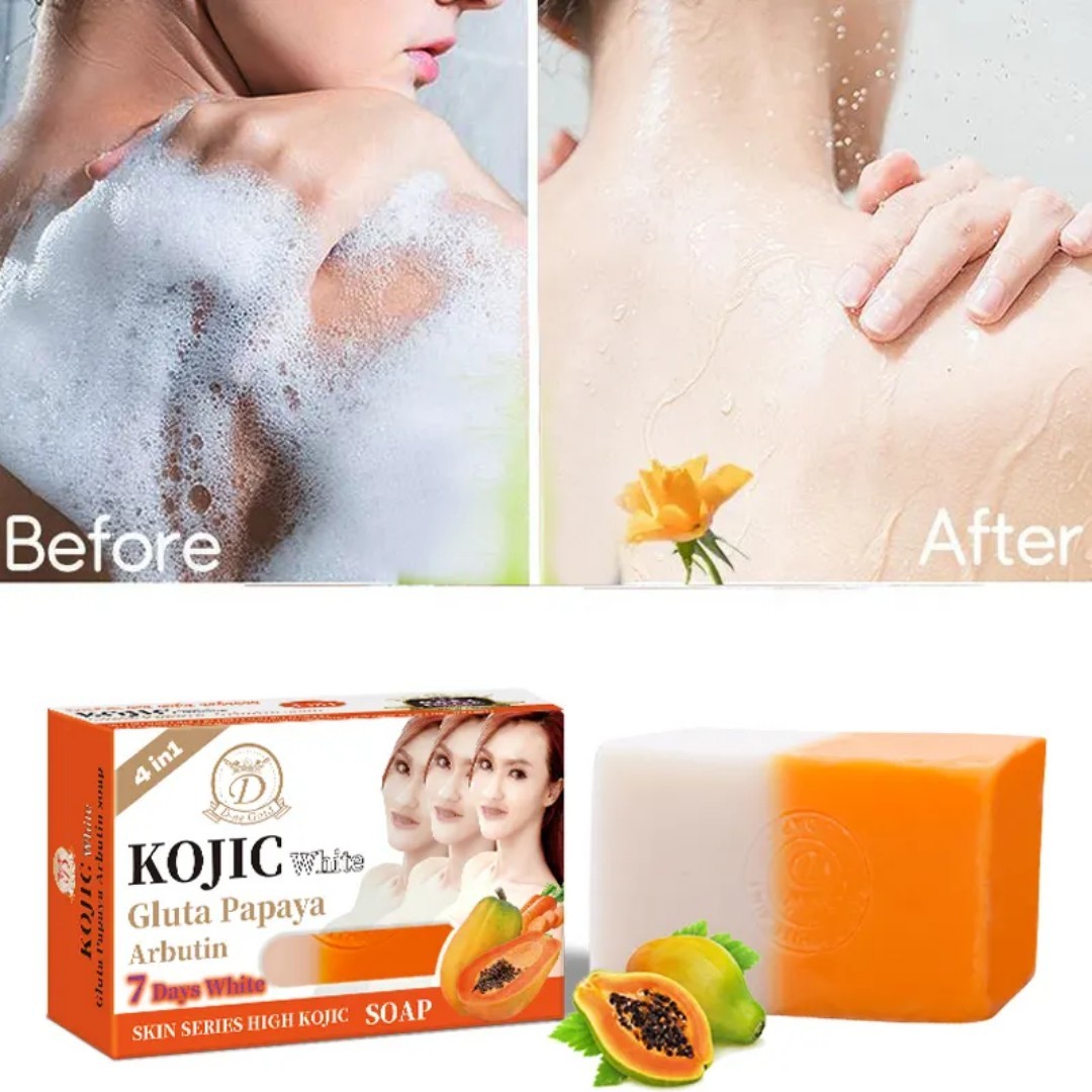 6-Pk Kojic Arbutin Brightening Bar Soap Skin Dark Spot Remover 160g [USA Stock]