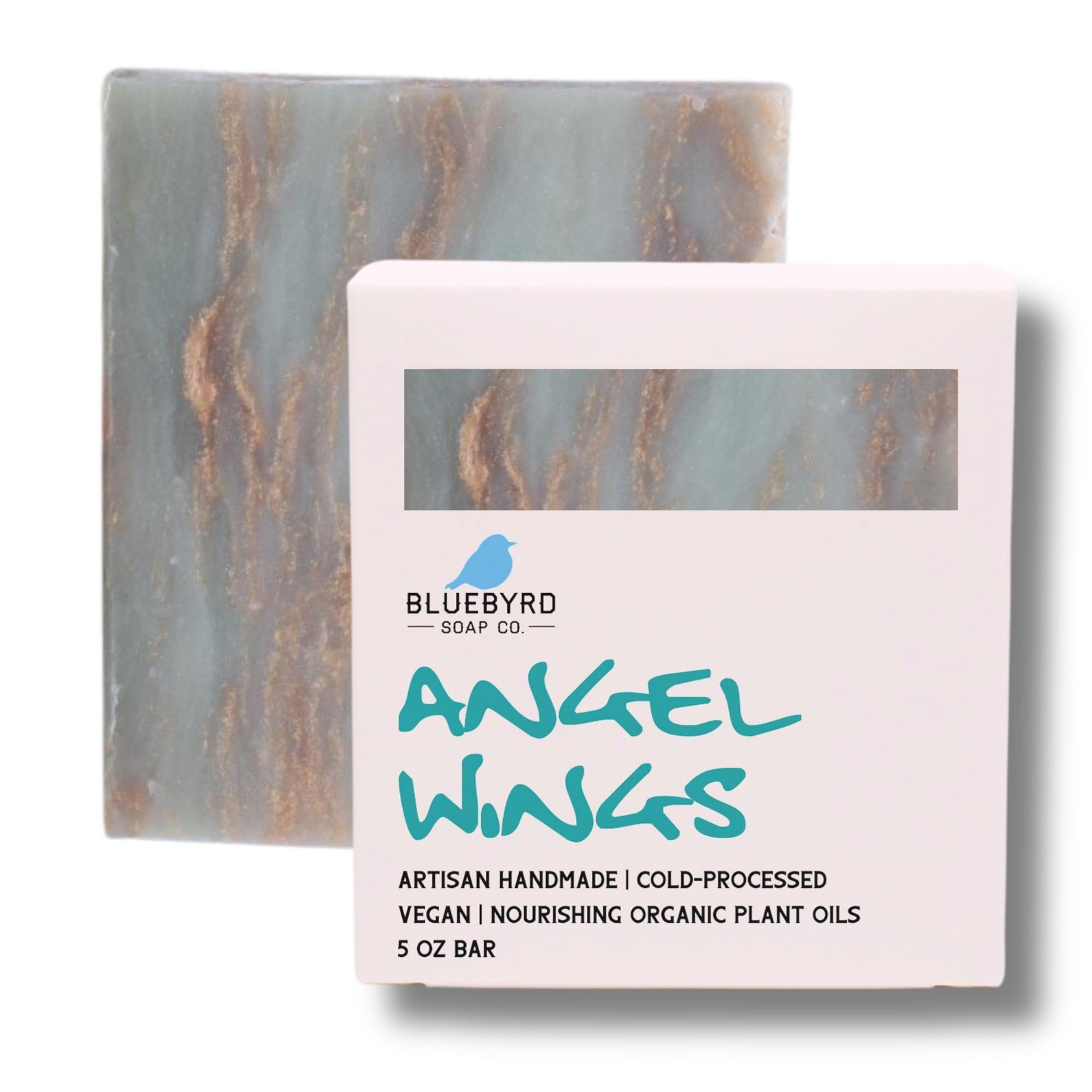 Bluebyrd Soap Co. Angel Wings Soap Bar for | Natural Handmade Teen Body Soap …
