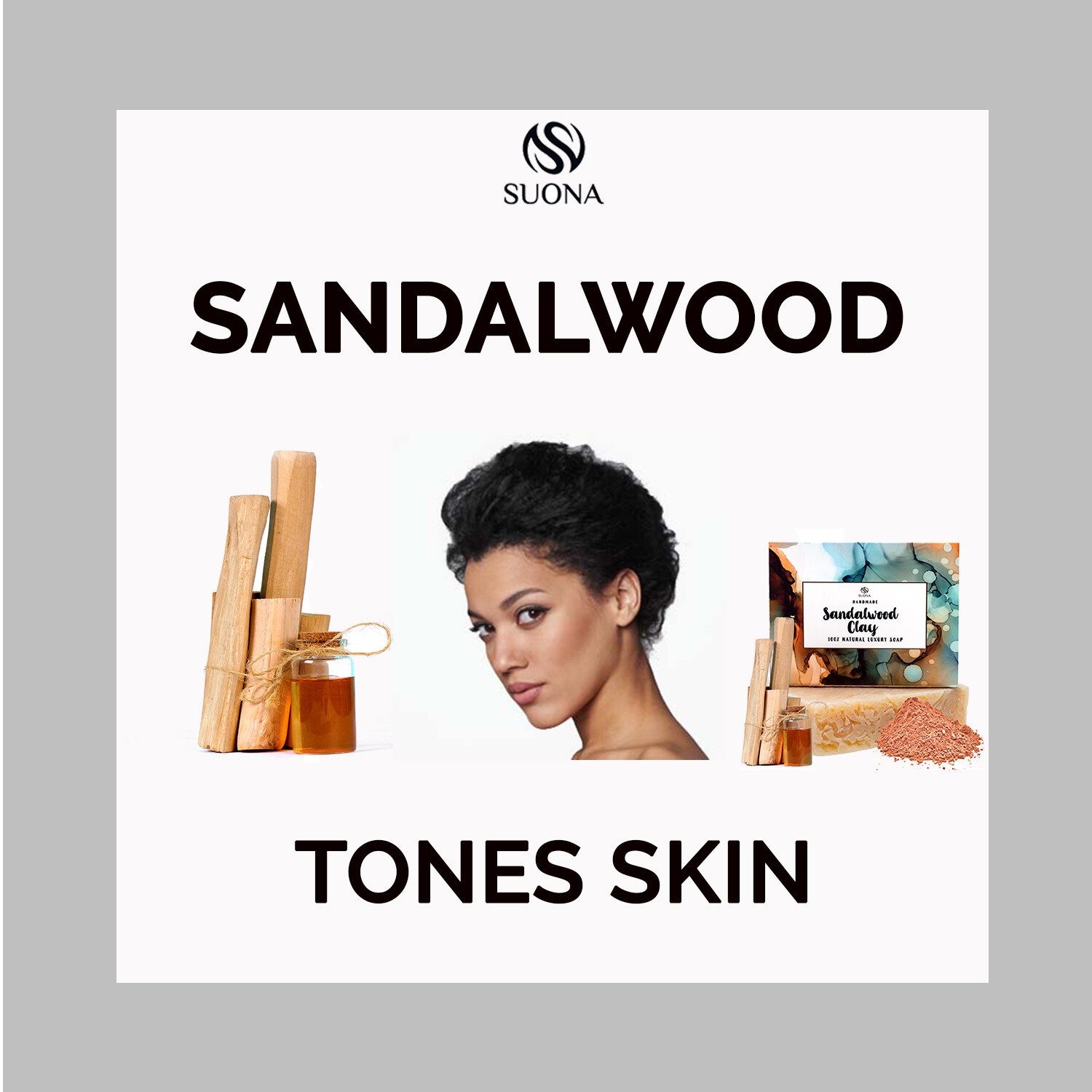 Sandalwood Body Bar Soap For Men – All Natural Goats Milk Face & Body Cleanser
