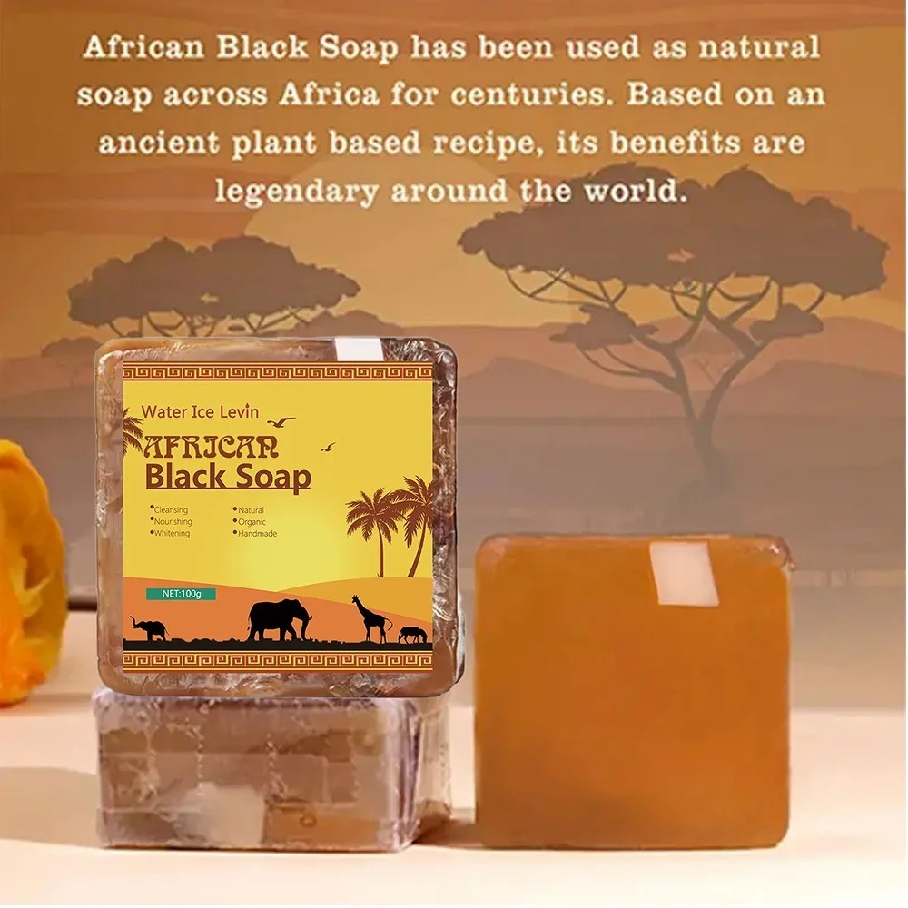 African Black Soap PREMIUM QUALITY Organic Unrefined 100% Pure Natural