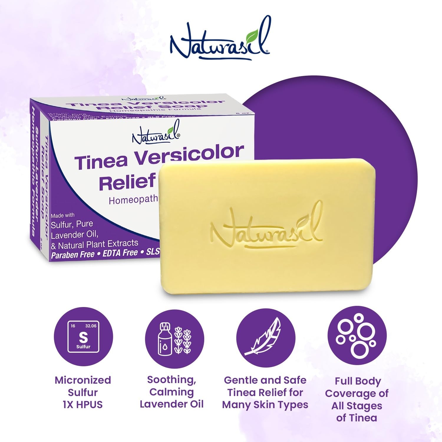 Quick Relief from Skin Discoloration | Sulfur Soap for Tinea & Jock Itch, 5 oz