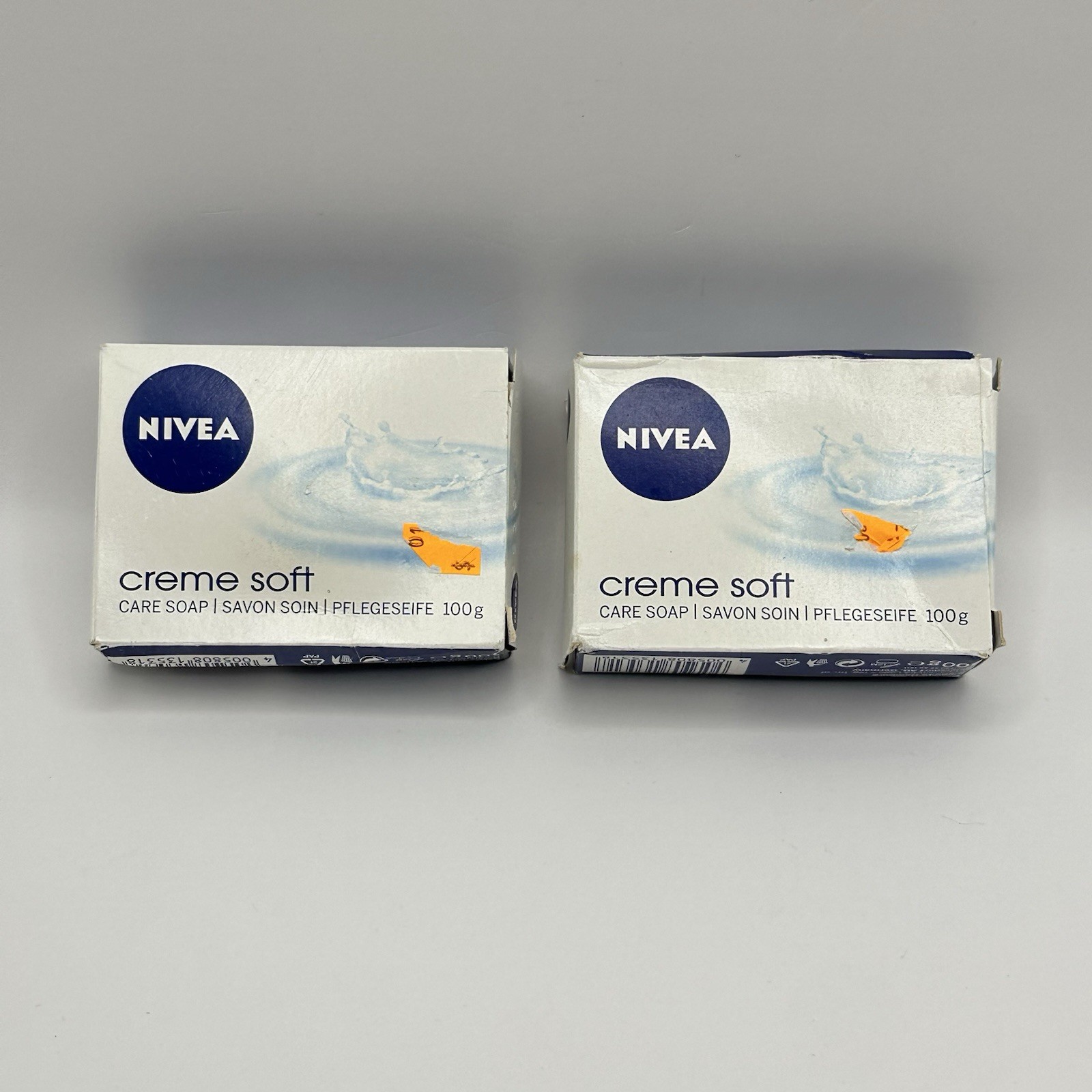 2x NEW! NIVEA 100g Bar●CREAM SOFT● Care Soap🫧. Made In Germany