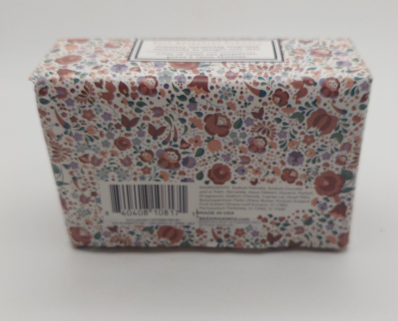 NEW Beekman 1802 Honeyed Grapefruit Pure Goat Milk Soap Bar 9oz