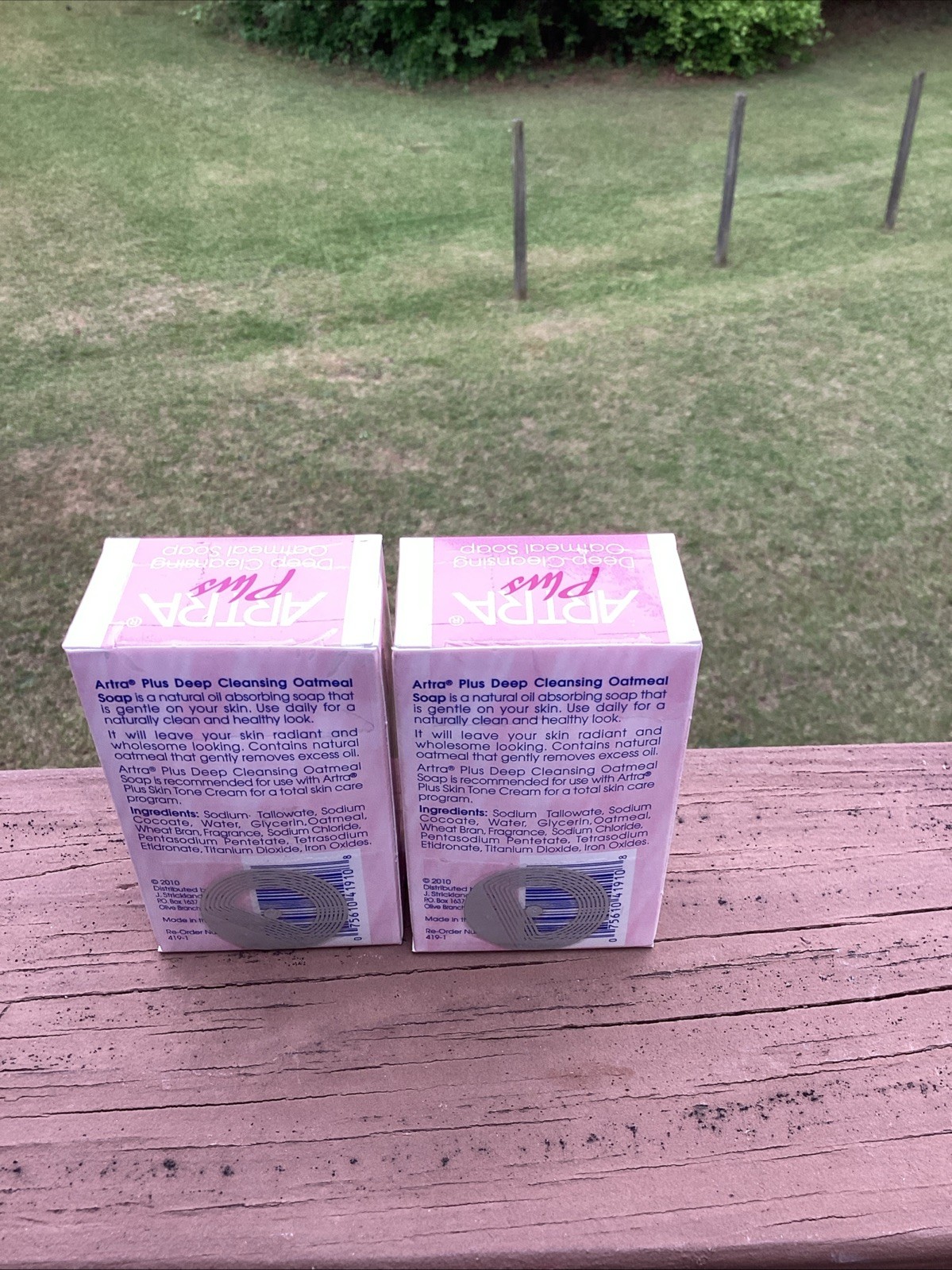 Artra Plus Deep Cleansing Oatmeal Soap 3.6 Oz. Each Lot of 2