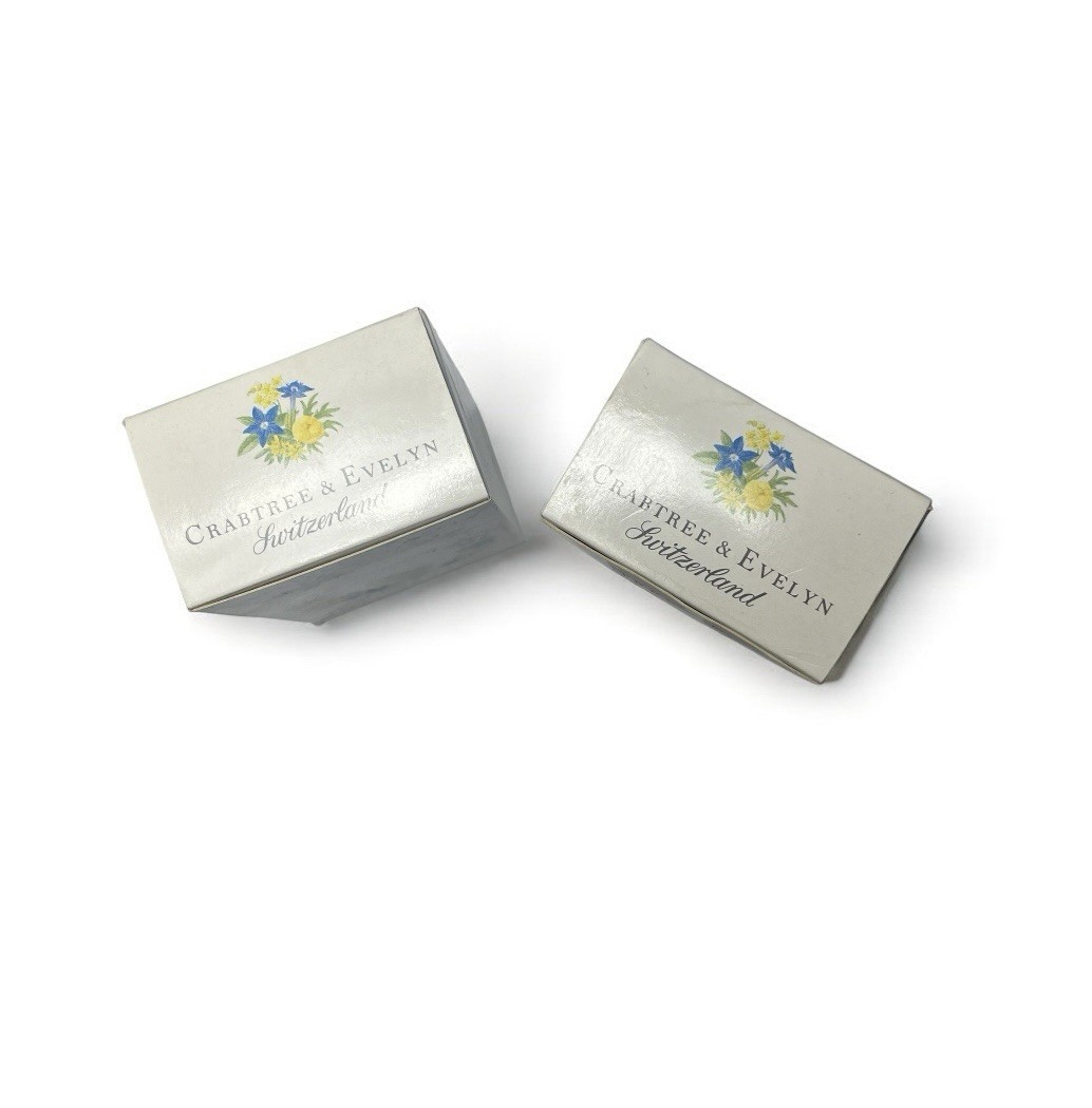 2 Crabtree & Evelyn Goatmilk Soap 3.5oz Goat Milk Soap Bar Vintage