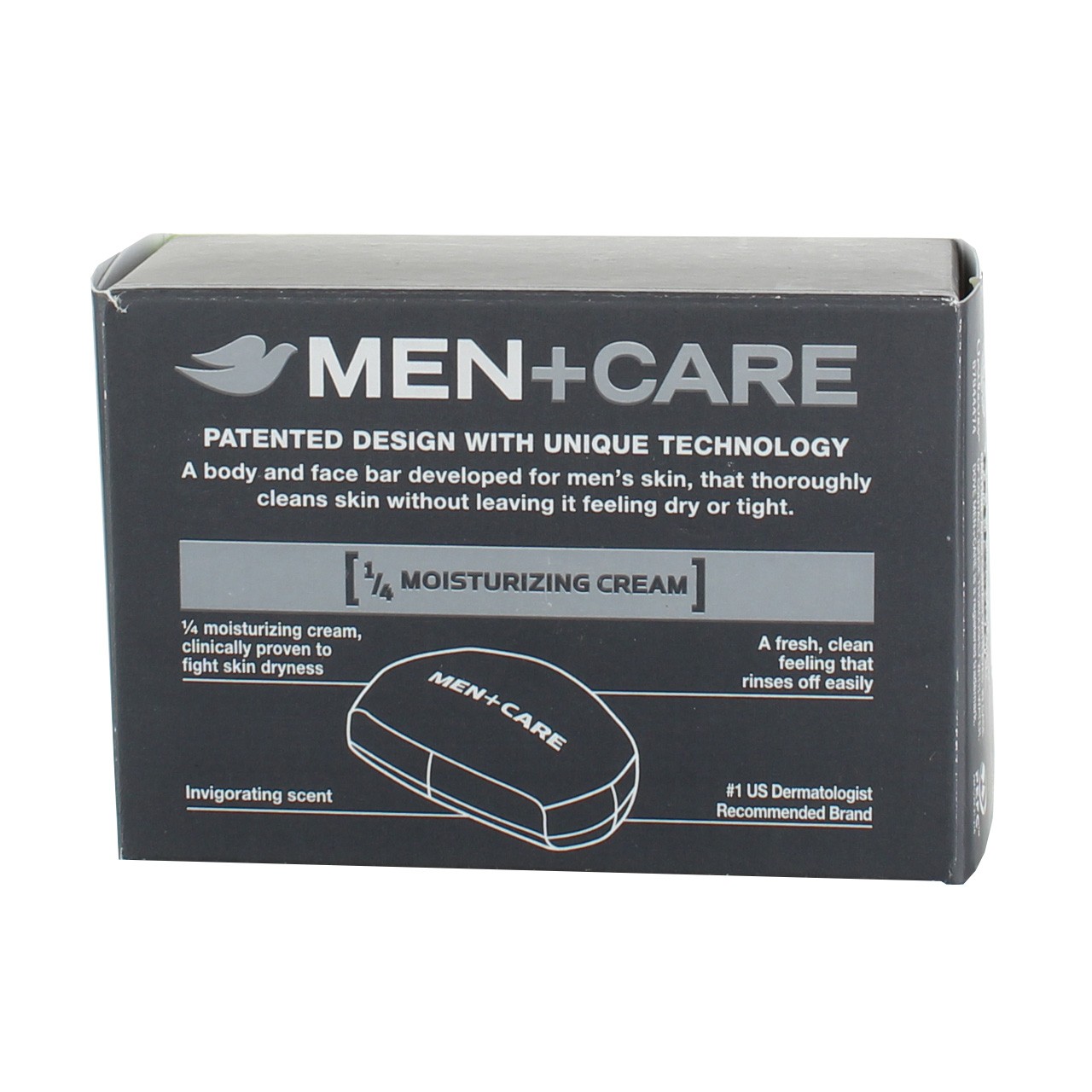 Dove Men+Care Extra Fresh Moisturizing Body + Face Bar, Fragrance Free, 2.6 oz
