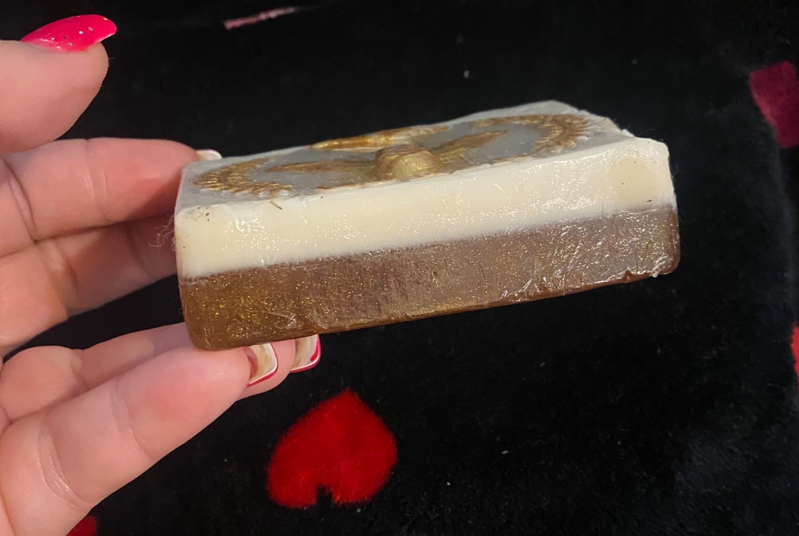 YWC Homemade Queen Bee Honeycomb Honey Bee Soap Set of 3 Rare VTG GrannyCore