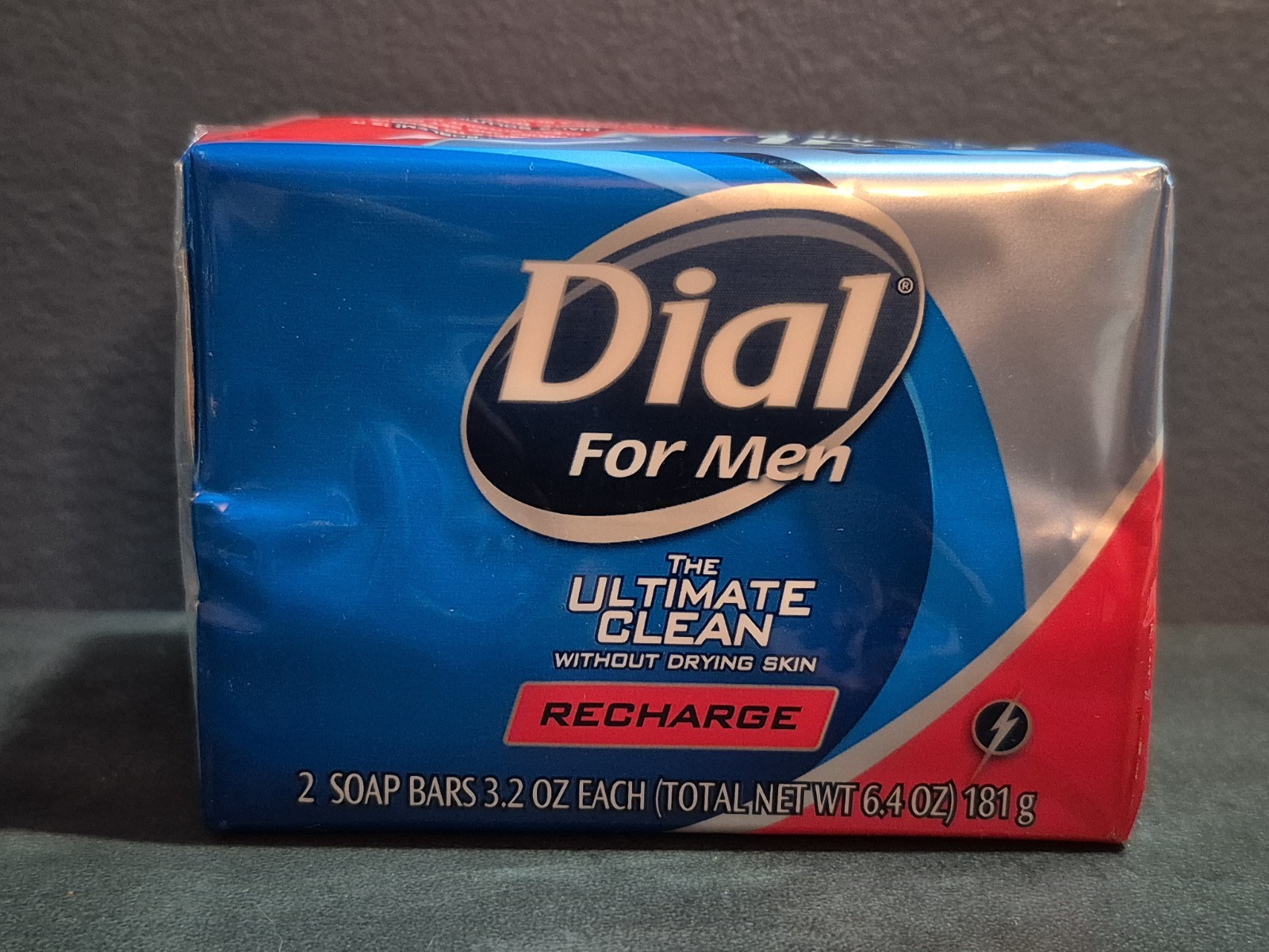 Dial for Men Bar Soap The Ultimate Clean 2 3.2 oz Bars Recharge Sealed NOS