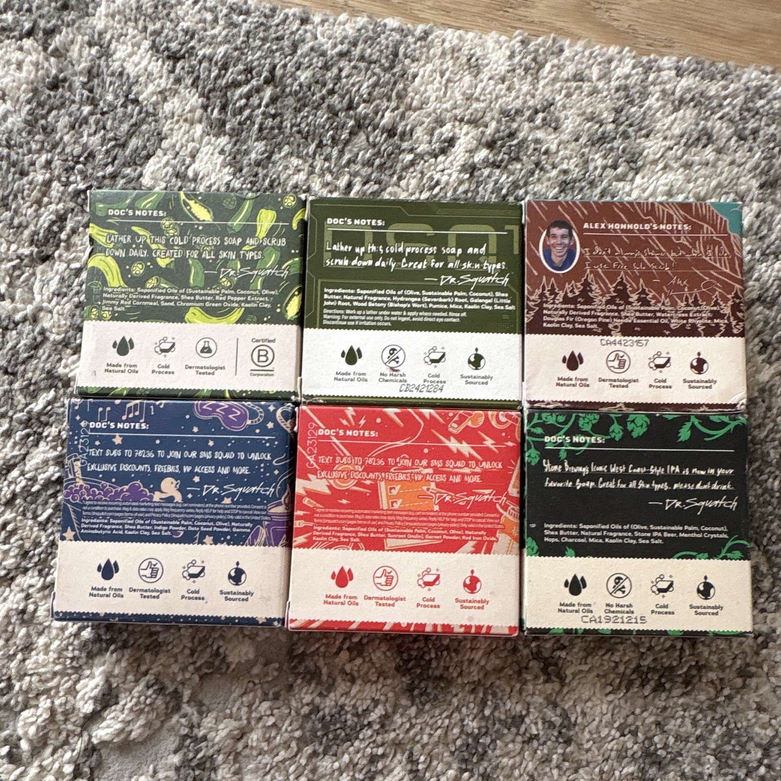 Dr. Squatch Limited Edition Men’s Soap 6-Pack 5oz