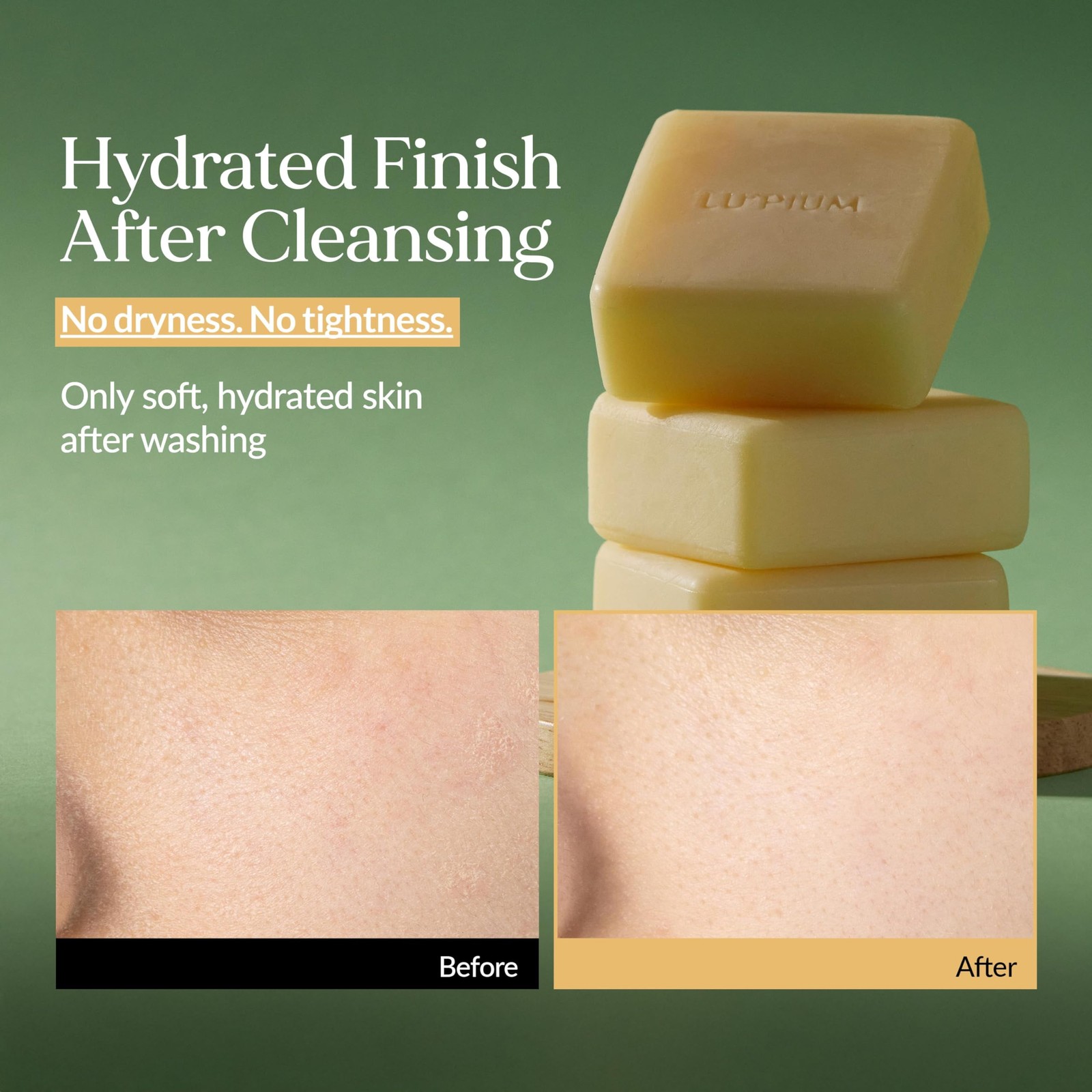 LU’PIUM Jojoba Multi Cleansing Soap Bar Centella Asiatica 100g