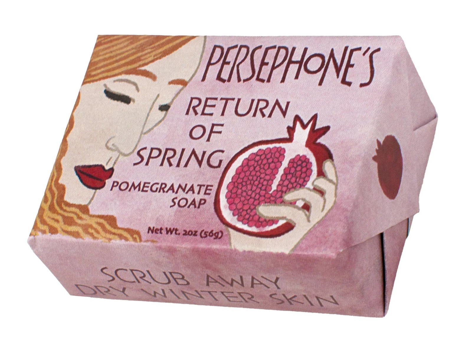 Persephone’s Return of Spring Pomegranate Bath Soap Bar NEW SEALED Greek Goddess