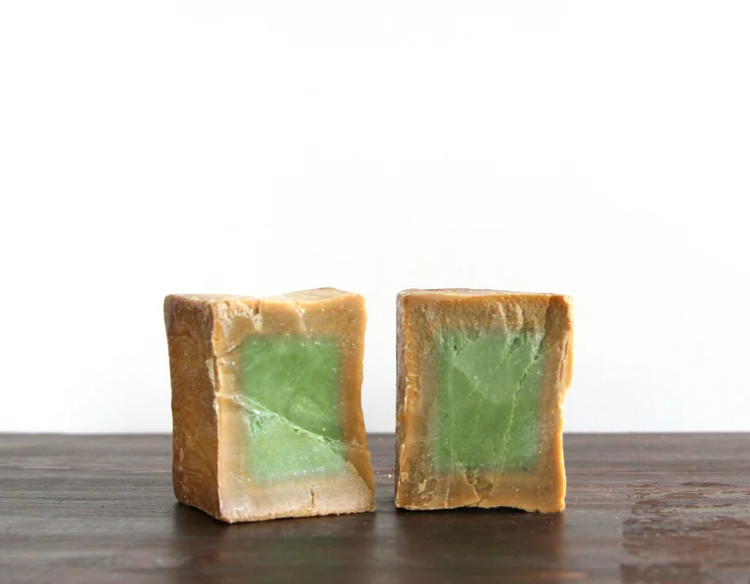4-pack Olive Soap, 40% laurel, Handmade, Natural, 200 grams