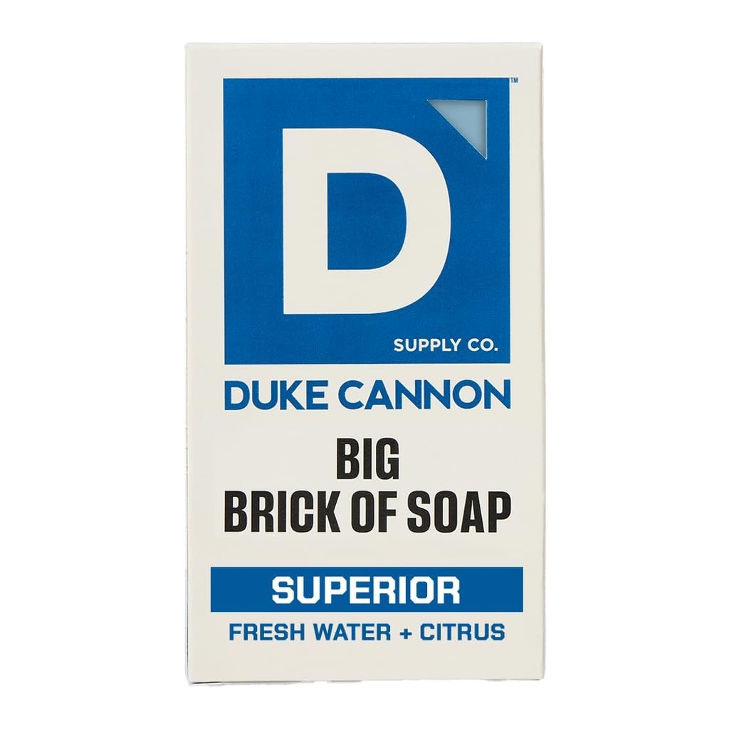 Men’s Extra Large Bar Soap – 10 oz Triple-Milled with Fresh Water & Citrus Scent