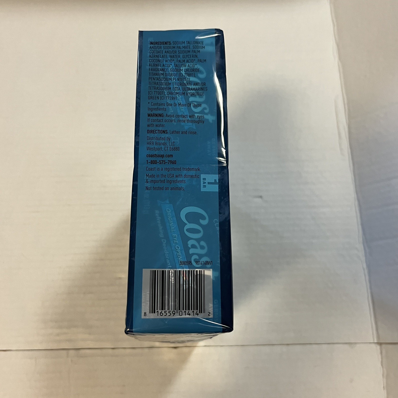 Coast Classic Original Scent Bar Soap, 4 Oz Ea, 16 Bars, 4 lbs of Soap NEW NIP