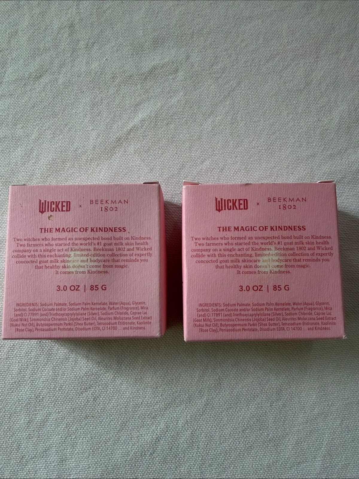 Beekman 1802 Wicked Pink Perfection Goat Milk Soap Bundle (2) Glinda