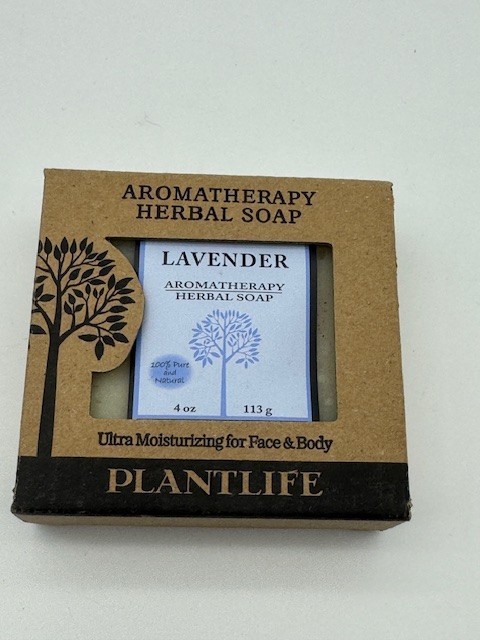 Plantlife LAVENDER Aromatherapy Herbal Soap 4 oz 100% Pure and Natural, Vegan