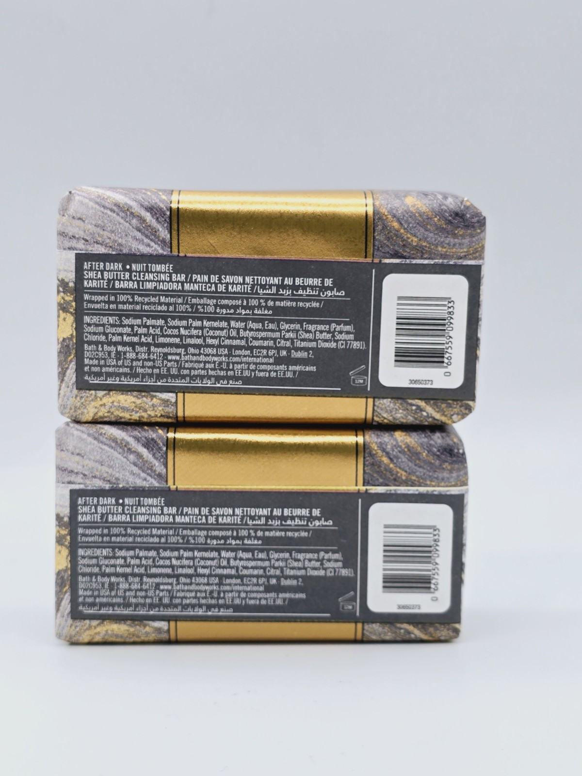 Bath & Body Works After Dark Men’s Collection Cleansing Bar 5 oz. QTY:2