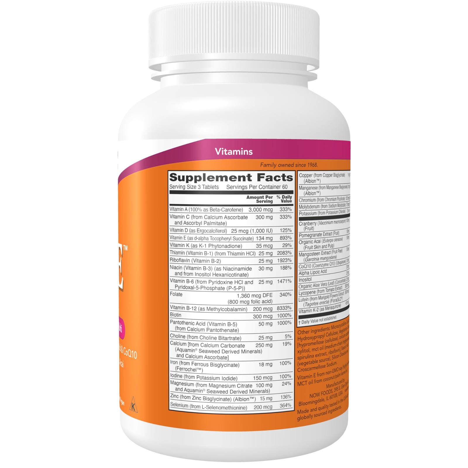 NOW Foods Supplements, Eve™ Women’s 180 Count (Pack of 1), Green W/Speckles
