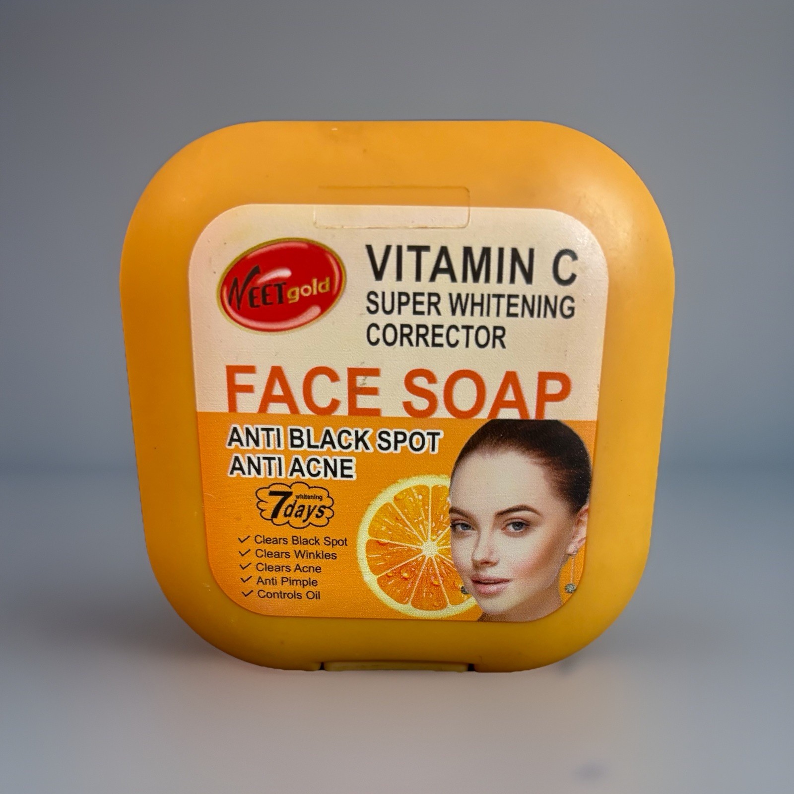 Vitamin C Super Whitening Corrector Face Soap Anti Acne & Black Spots.