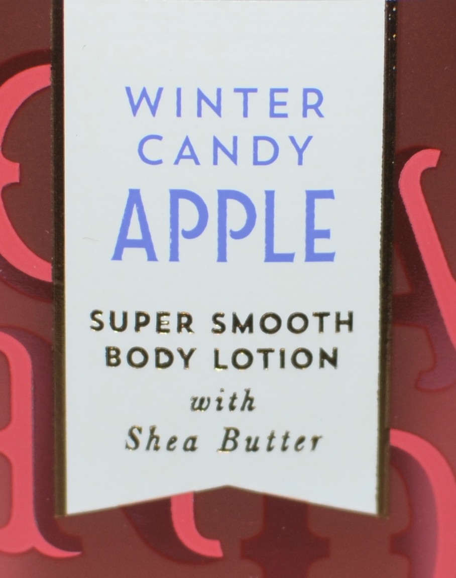 X3 BATH & BODY WORKS WINTER CANDY APPLE BODY LOTION HAND CREAM 3 OZ TRAVEL SIZE