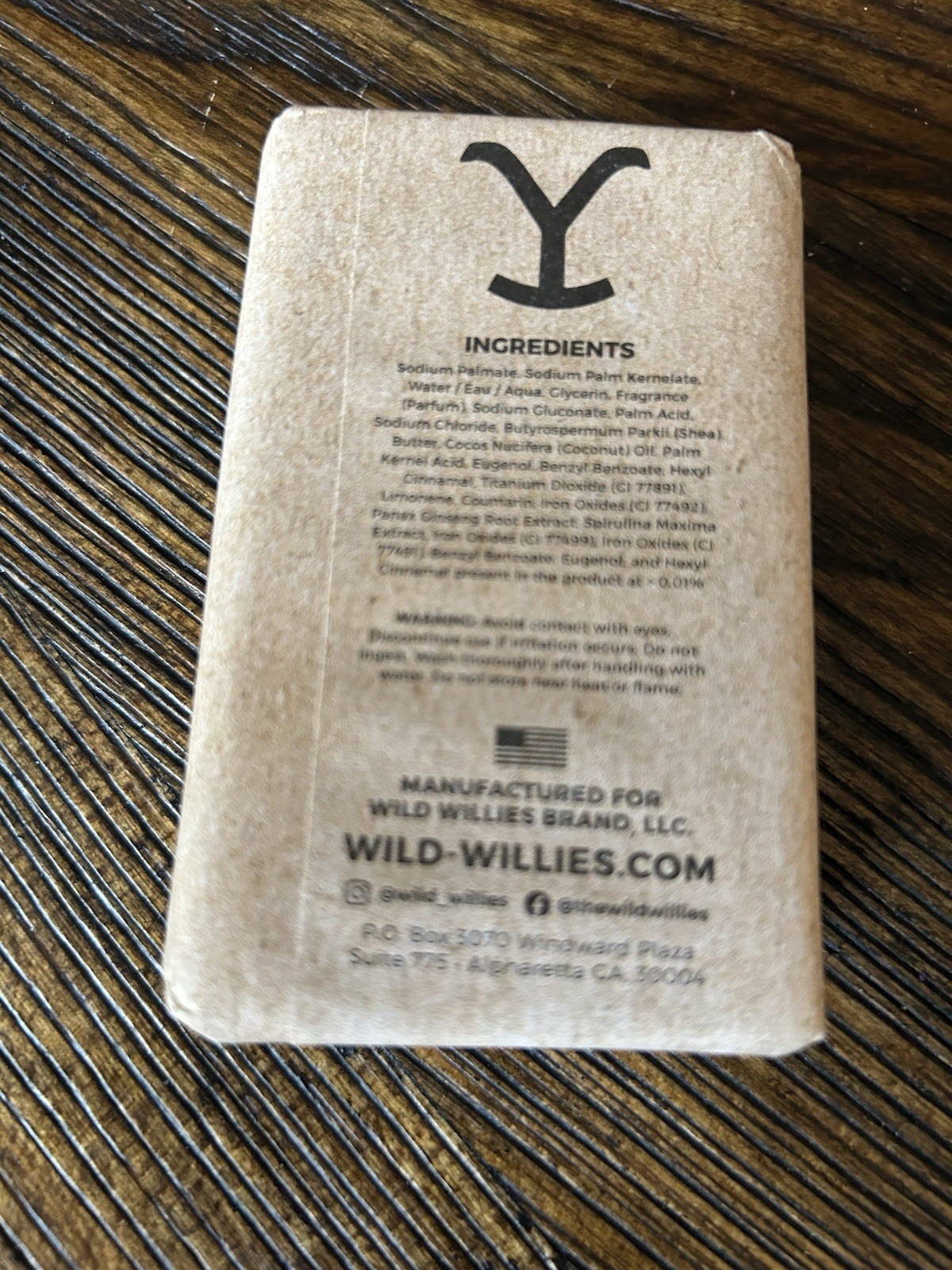 Yellowstone Aspen Trail Body Bar Soap 5 oz for Men, Rectangular, Beige