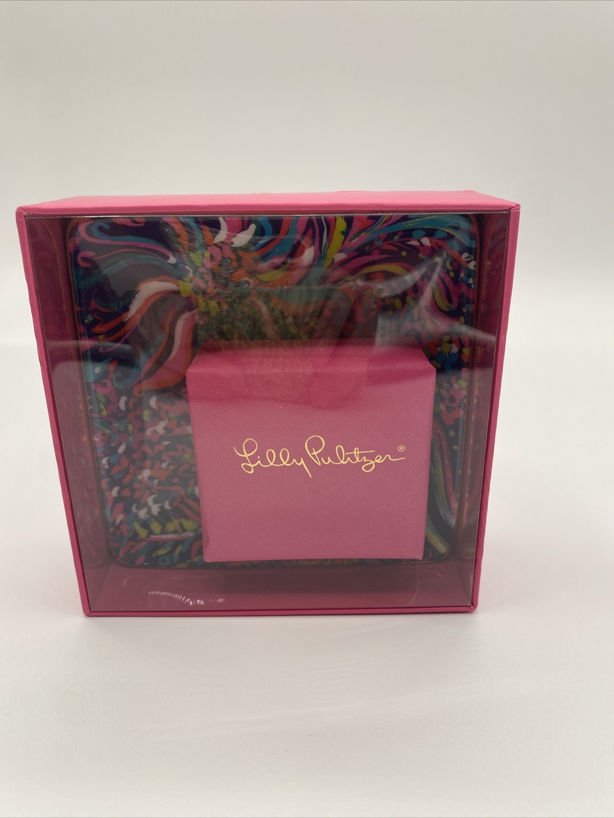 New Lilly Pulitzer SOAP & TRAY SET Featured in Beach Loot Pink Blue PERFECT GIFT
