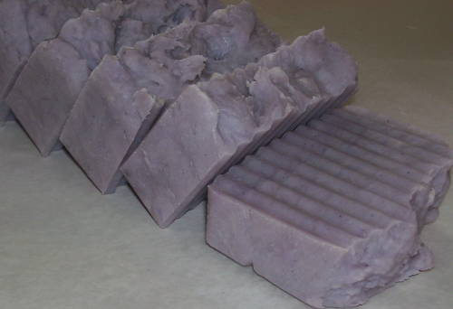 HANDMADE LAVENDER SHEA BUTTER SOAP ** 2 LG.BARS