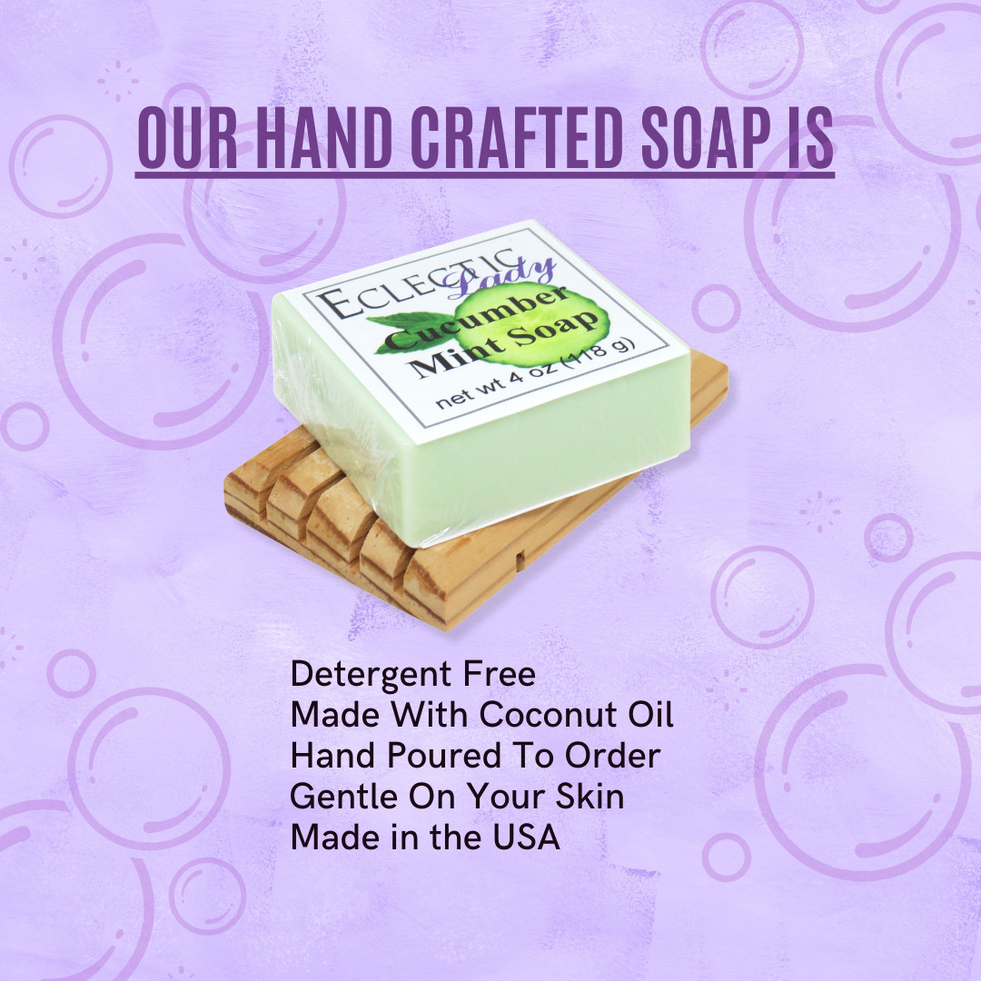 Jackfruit and Pineapple Glycerin Soap by Eclectic Lady, 4 oz Bar