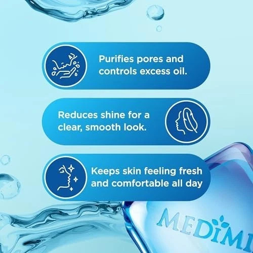 Medimix Clear Glycerine Soap Oil Balance Eucalyptus Mint Oily Skin 100g 4Pc