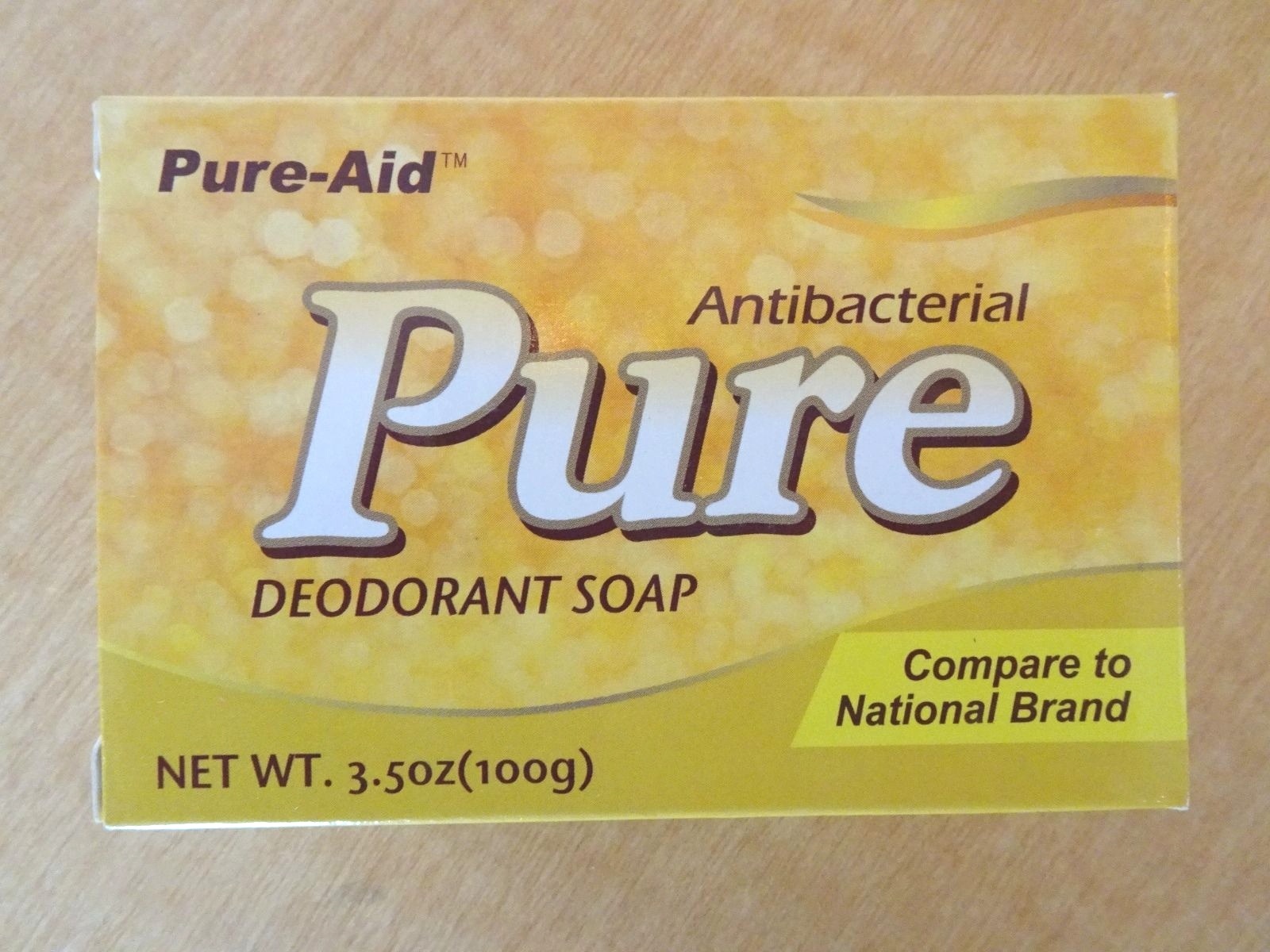 New Pure Antibacterial Deodorant Soap – 3.5 oz bar – 24 bars