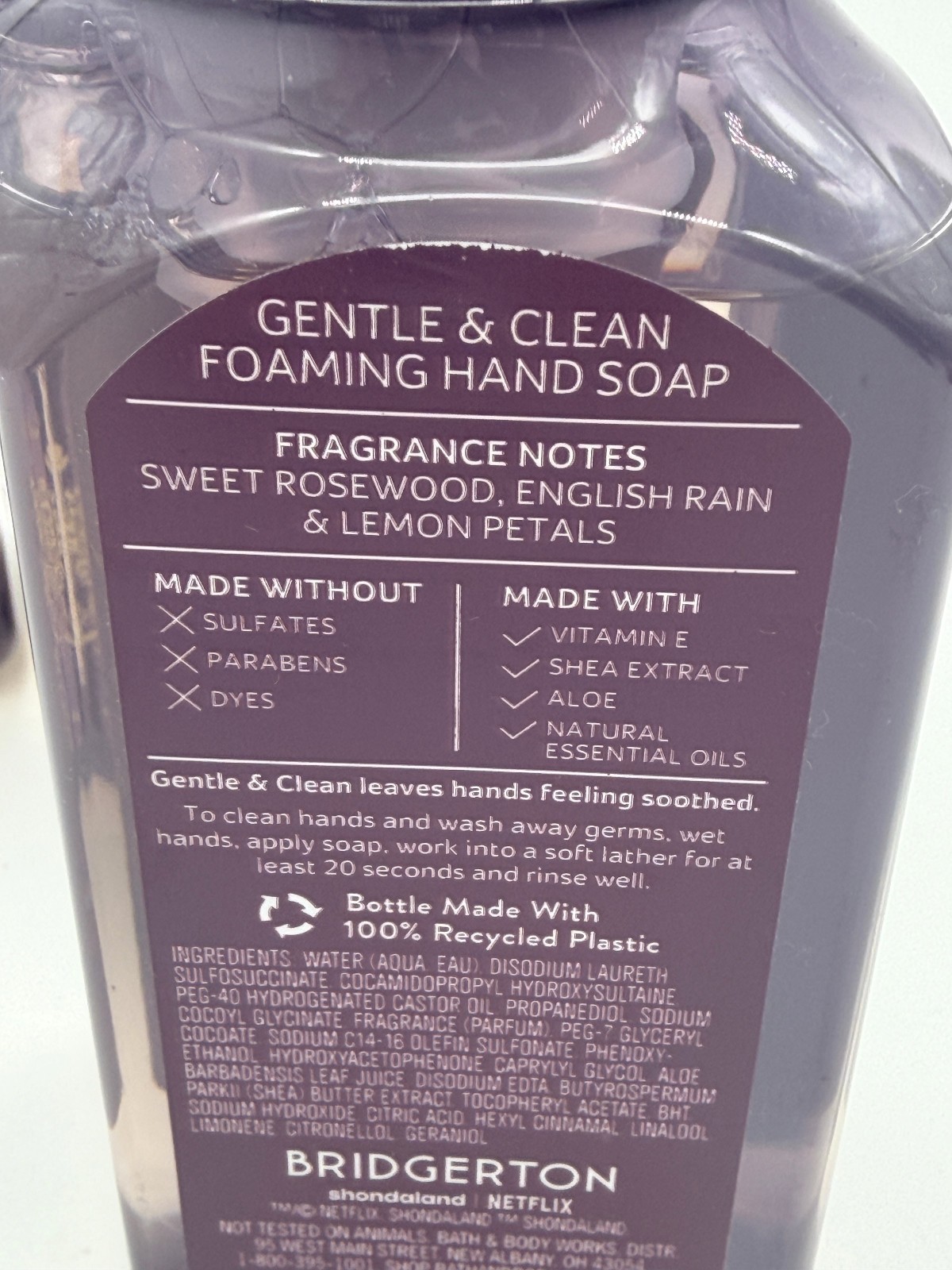 Bath & Body Works BRIDGERTON WISTERIA GARDEN Foaming Hand Soap X5