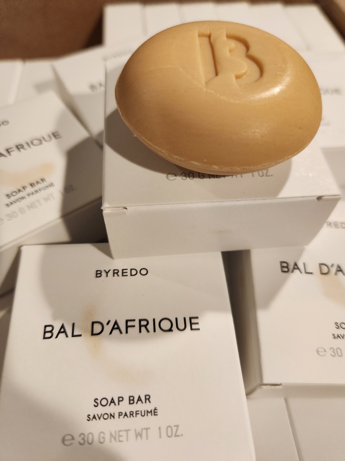 NEW 10x BYREDO Bal D’Afrique Soap Bars 1 Oz 30G Beige – Set of 10 Bars