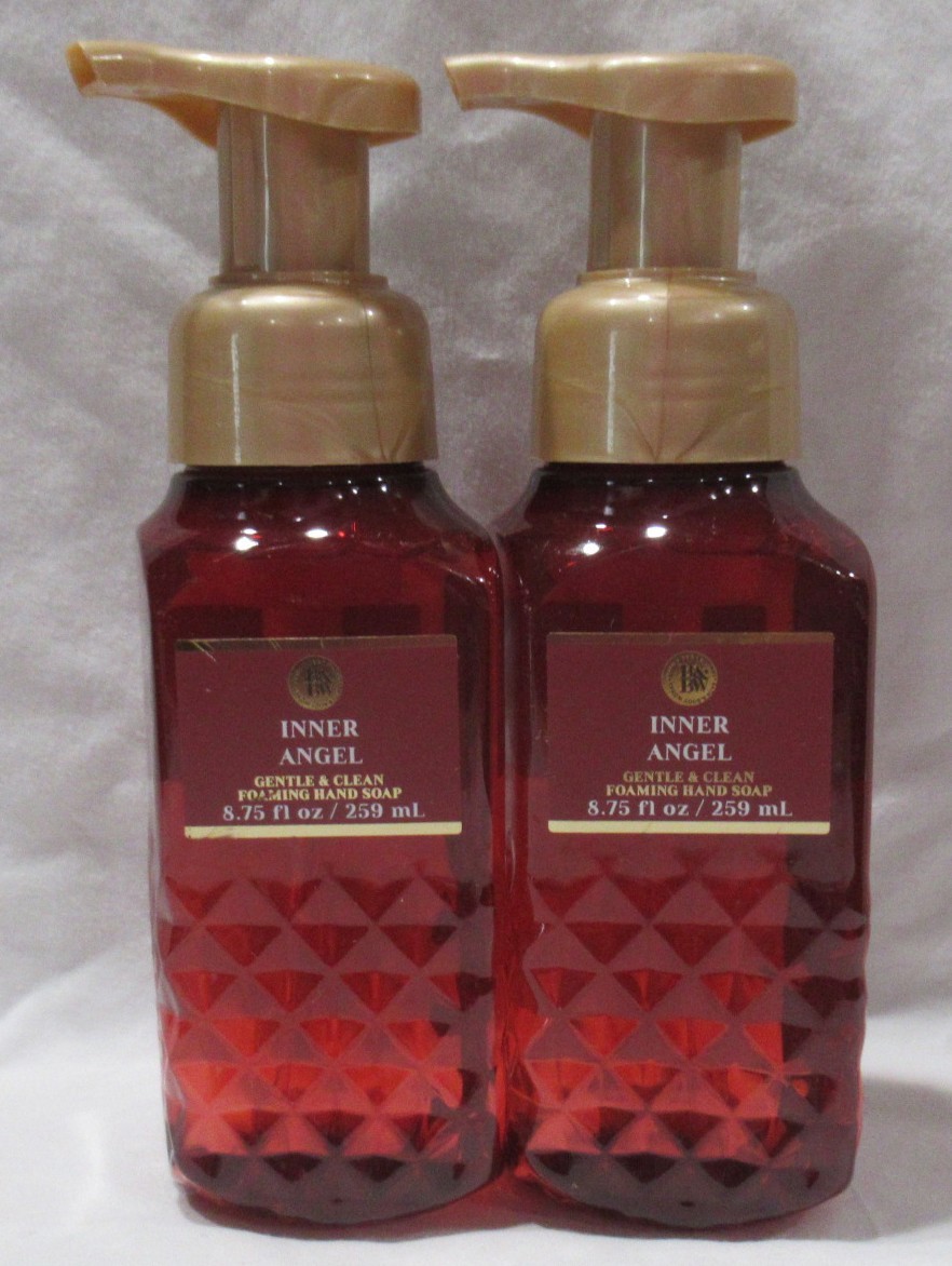 Bath & Body Works Gentle & Clean Foaming Hand Soap Lot Set of 2 INNER ANGEL