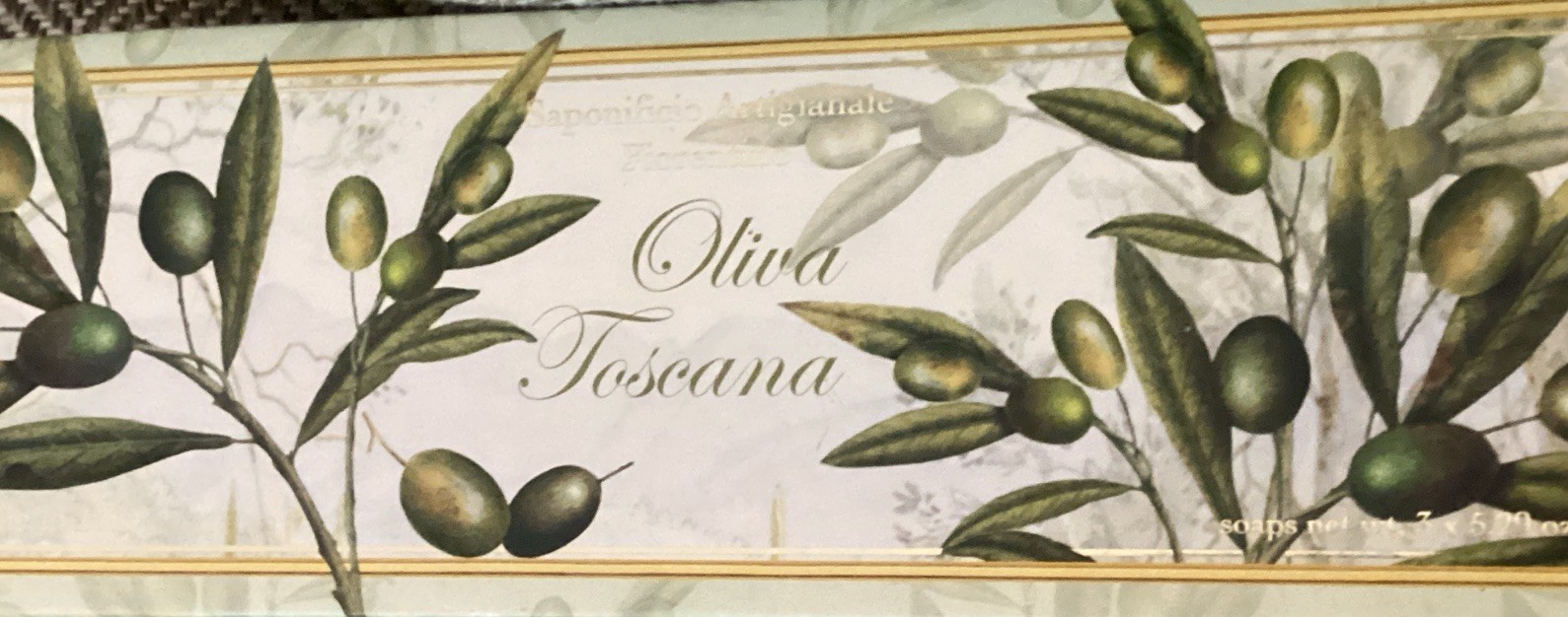 3 – Olivia Toscana Soap Bars Saponificio Artigianale Florentino, Italy 5.29 Oz