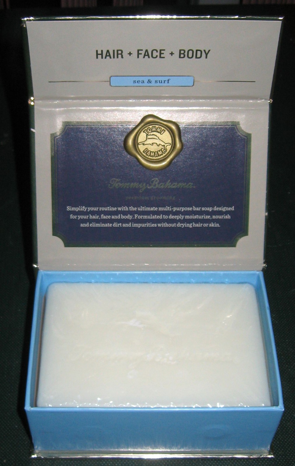 New & Sealed Tommy Bahama Bar Soap ‘Sea & Surf’ 10 oz Hair Face & Body Soap