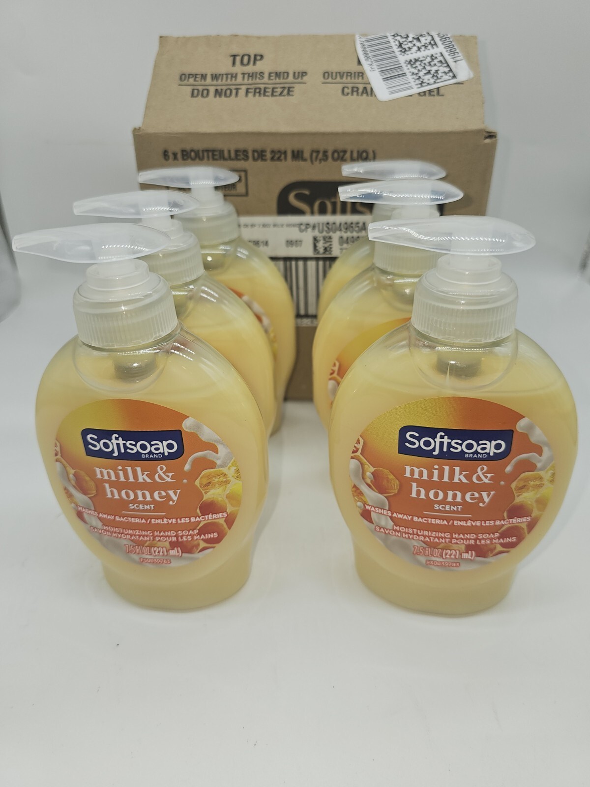 Softsoap Milk & Honey Moisturizing Hand Soap – 6 Pack 7.5 oz Bottles