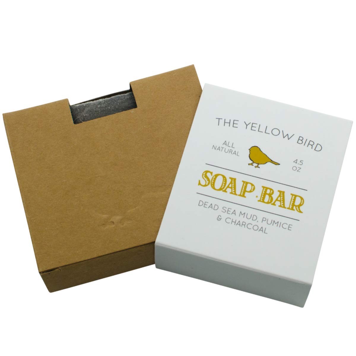 Organic Dead Sea Mud Soap with Charcoal & Pumice | Detoxifying Bar for All Skin