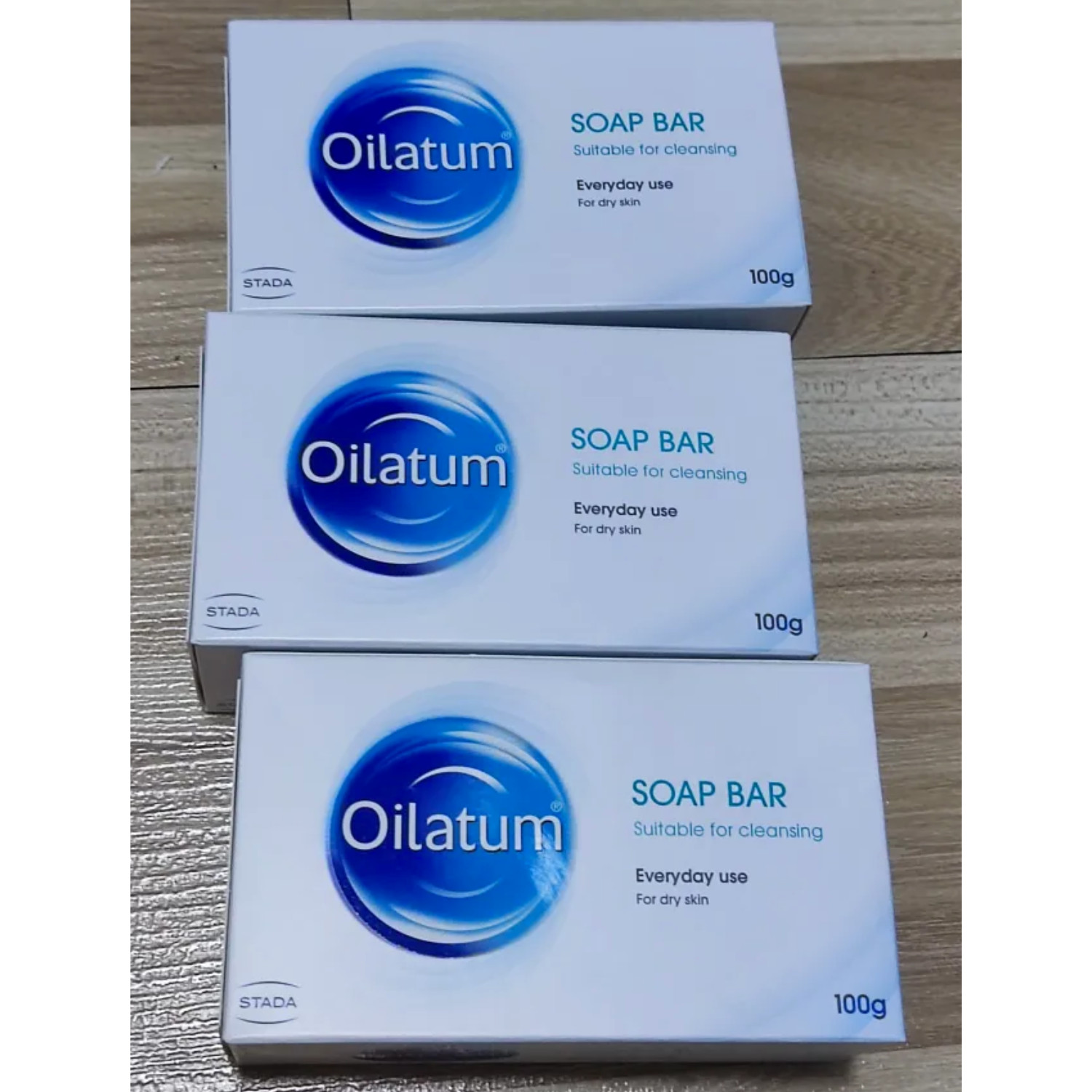 3 boxes Oilatum Soap Bar 100g for Dry Skin Gently Cleanses Moisturises Protects