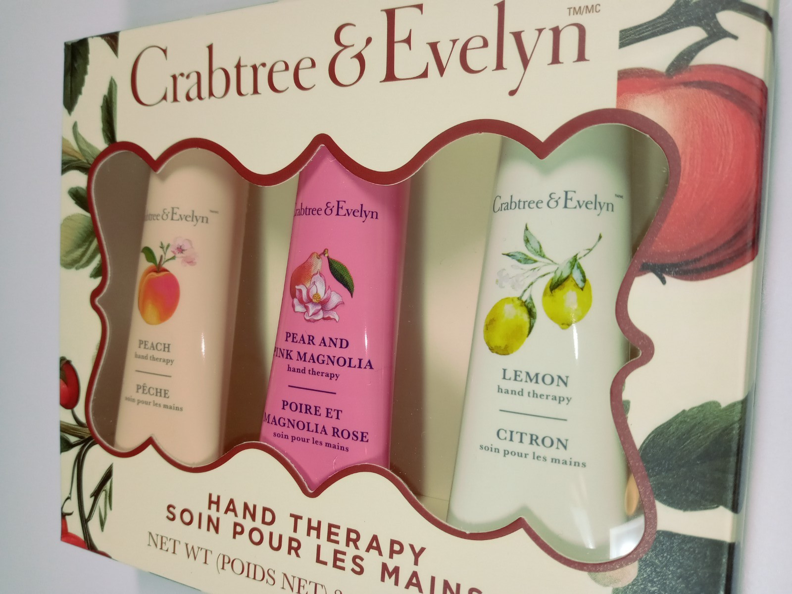 Crabtree & Evelyn Gardeners Hand Therapy 3 x 25g/0.9oz NEW in Gift Box