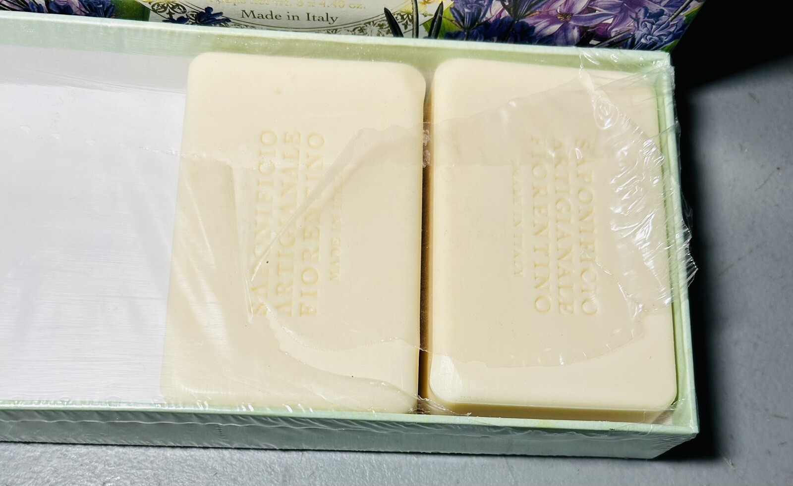 Saponificio Artigianale Fiorentino Tuscan Lavender Soap 2 Bars 4.4 oz Italy