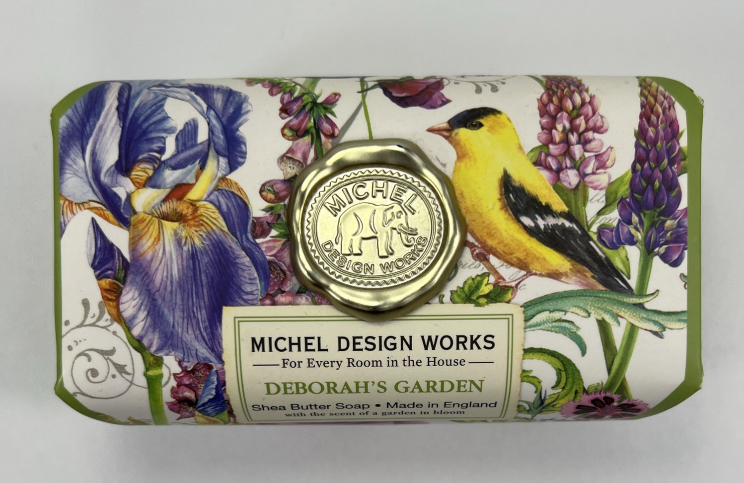 Michel Design Works Large 8.7 oz Shea Butter Bar Bath Soap Deborah’s Garden