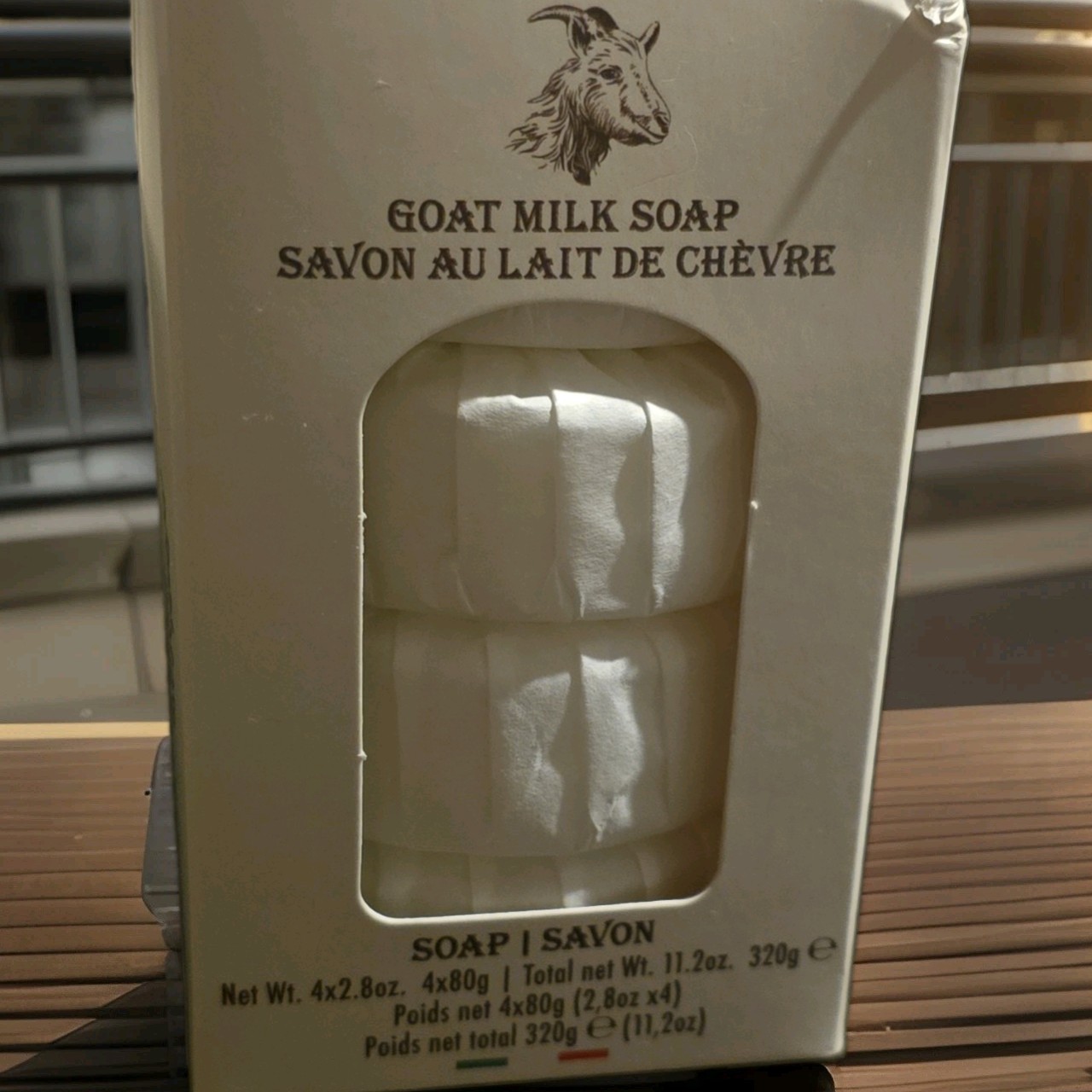 Goat Milk Soap Multipack 4 Bars 11.2 oz Made in Italy Since 1938