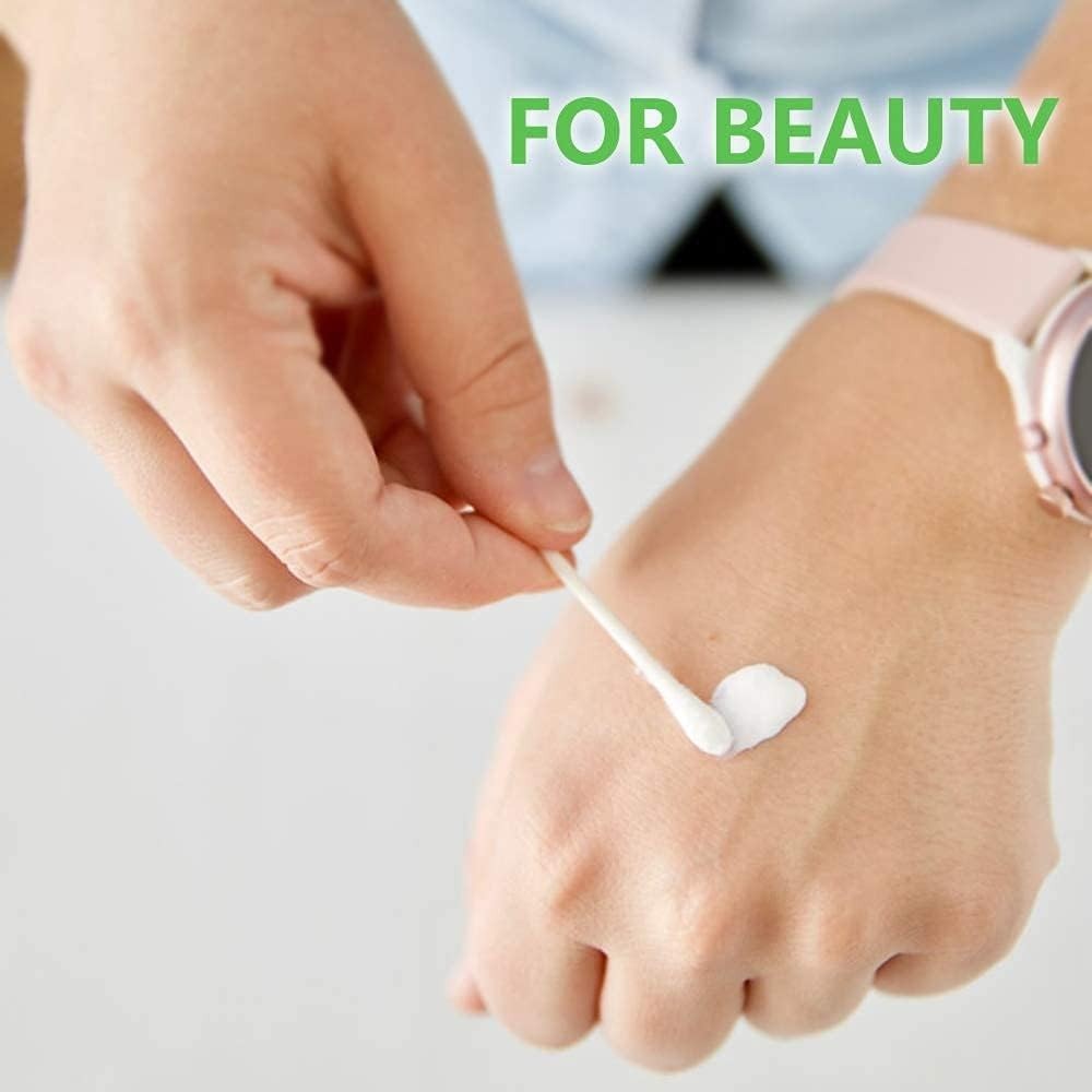 1200 Biodegradable Cotton Swabs with Durable Wooden Sticks – Eco-Friendly Choice