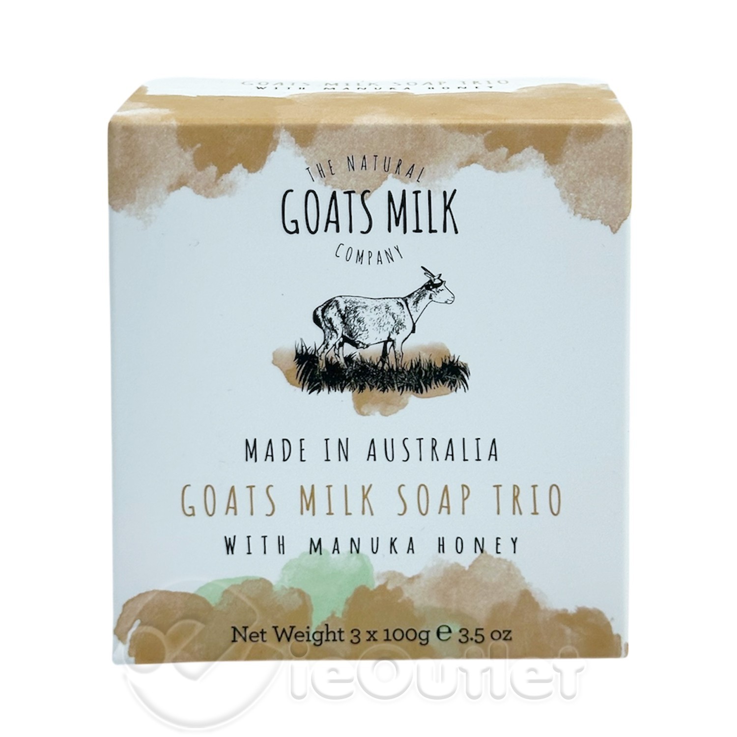 9-PACK The Natural Goats Milk Company Bar Soap w/ MANUKA HONEY Made in Australia