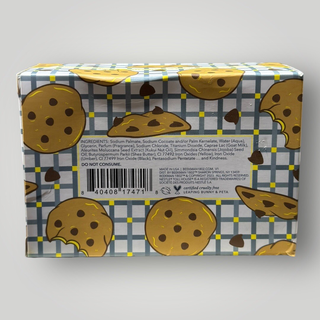 (2) Beekman 1802 Nestle Toll House 9oz Fresh Baked Cookies&Milk- Goat Milk Soap
