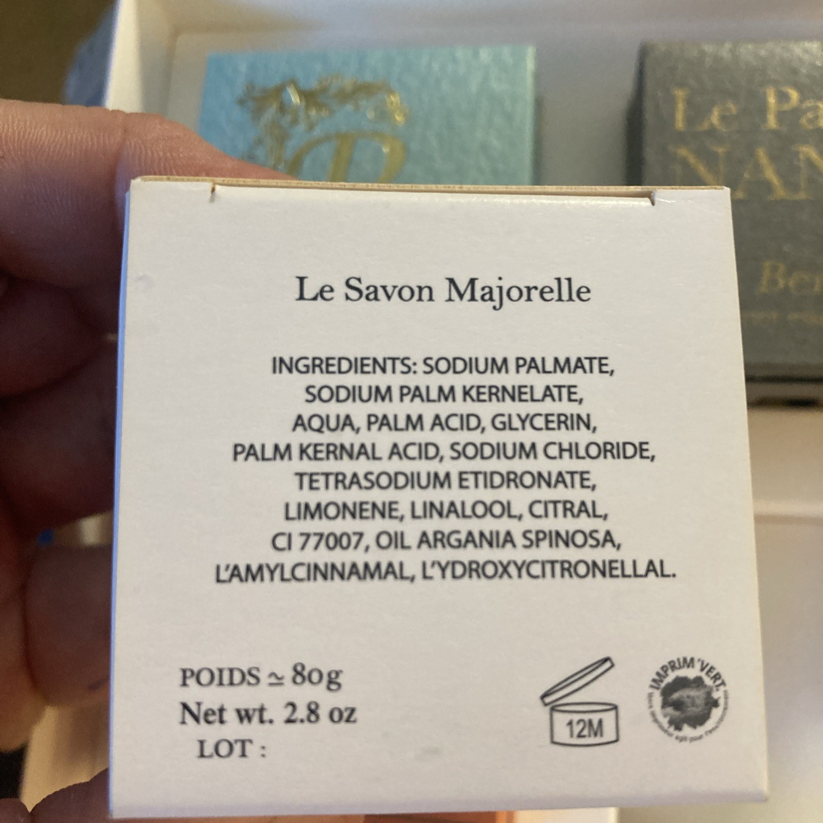 Vintage Berga’Sens French L’artisan Savonnier Soap Nancy 4 Piece