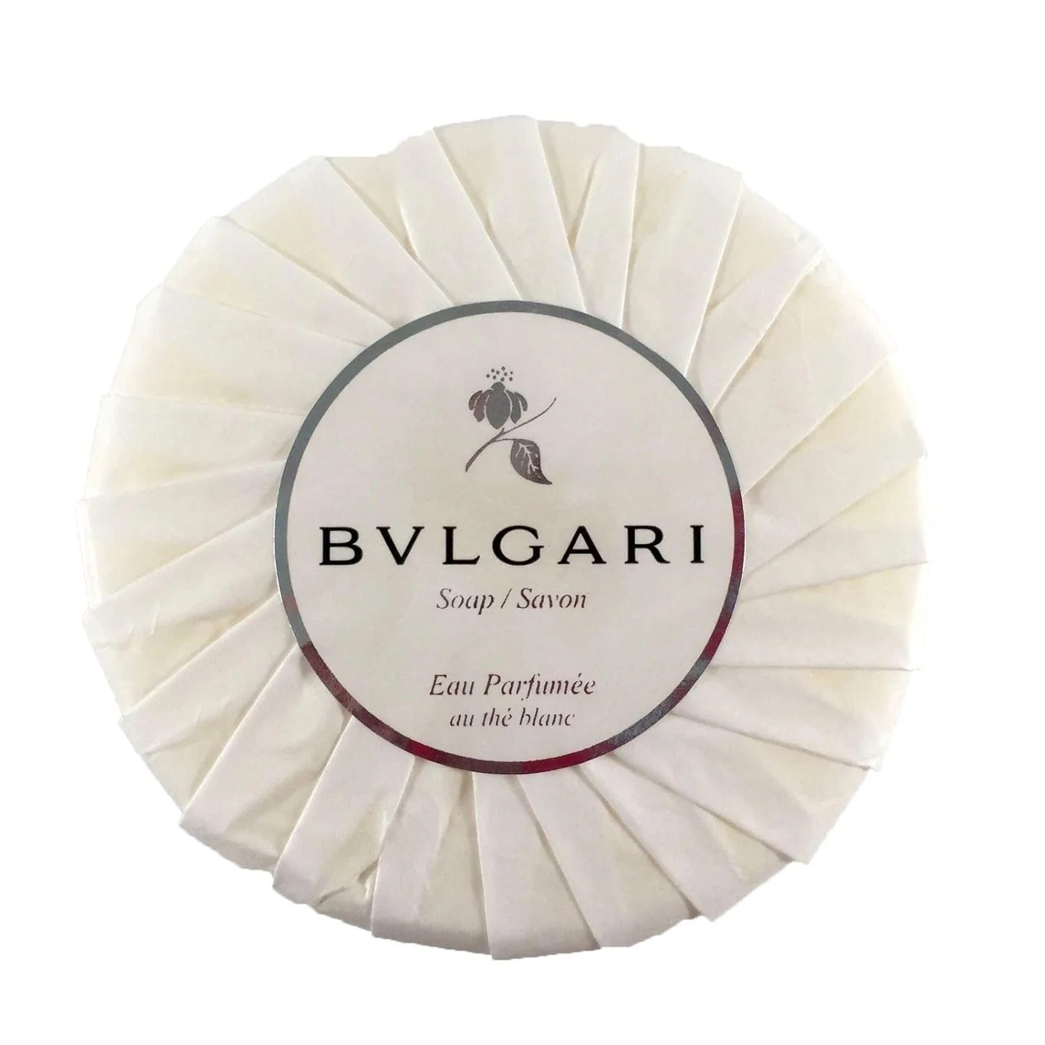 Bvlgari Au the Blanc White Tea Wrapped Soap, 2.6 oz / 75 g single